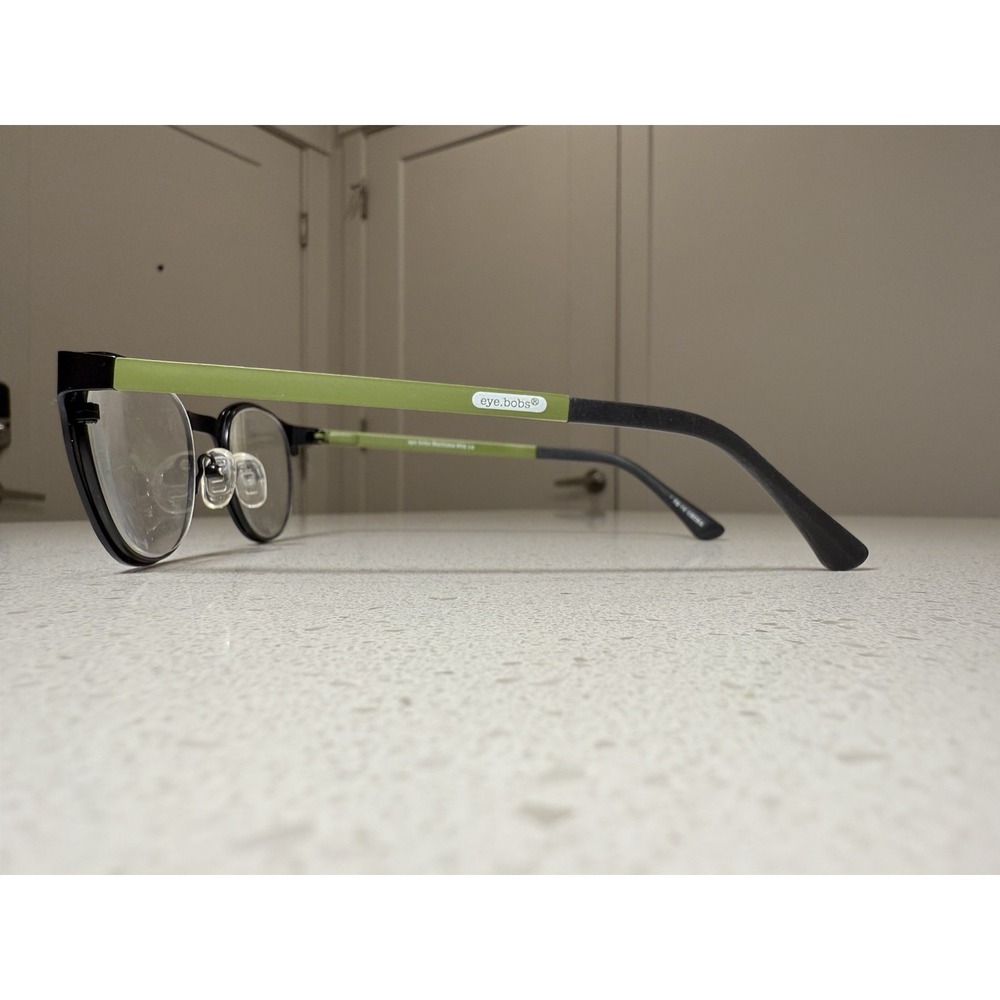 Eye Bobs Mathlete 904 14 Green &‎ Black Frames Only - Picture 4 of 8